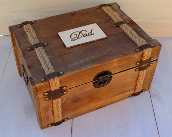 Memory Box Keepsake Trunk Box Time Capsule Wood Trunk Personalized