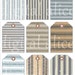 HOMESPUN STRIPED TICKING Tags- 9 Digital Download Hang tags - Vintage Burlap Texture Primitive Country printable paper crafts - DiY