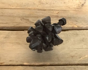 Bouton de pomme de pin rustique en fonte, tiroir de Style ferme tirer, bouton décoratif en fonte, ferme 135 BRN