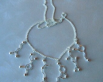Biolojewelry - Mini Neurotransmiter Necklace