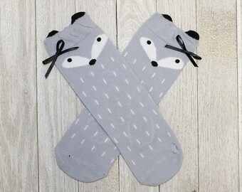 Baby Toddler Knee socks - Fox socks - Baby Girl accessories