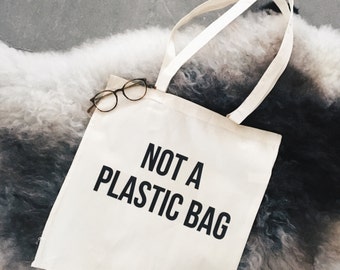 Bag tote sac natural cotton quote vegan eco friendly