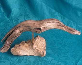 Driftwood Dolphin Sculpture