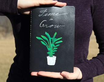 Hand Painted & Hand Bound Notebook