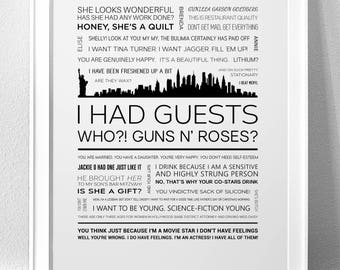 FIRST WIVES CLUB Typography Print