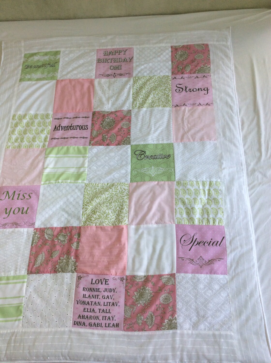 Custom Wedding Quilt. Wedding Gift for Newlywed Unique Gift