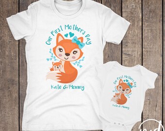 my first mother's day matching outfits
