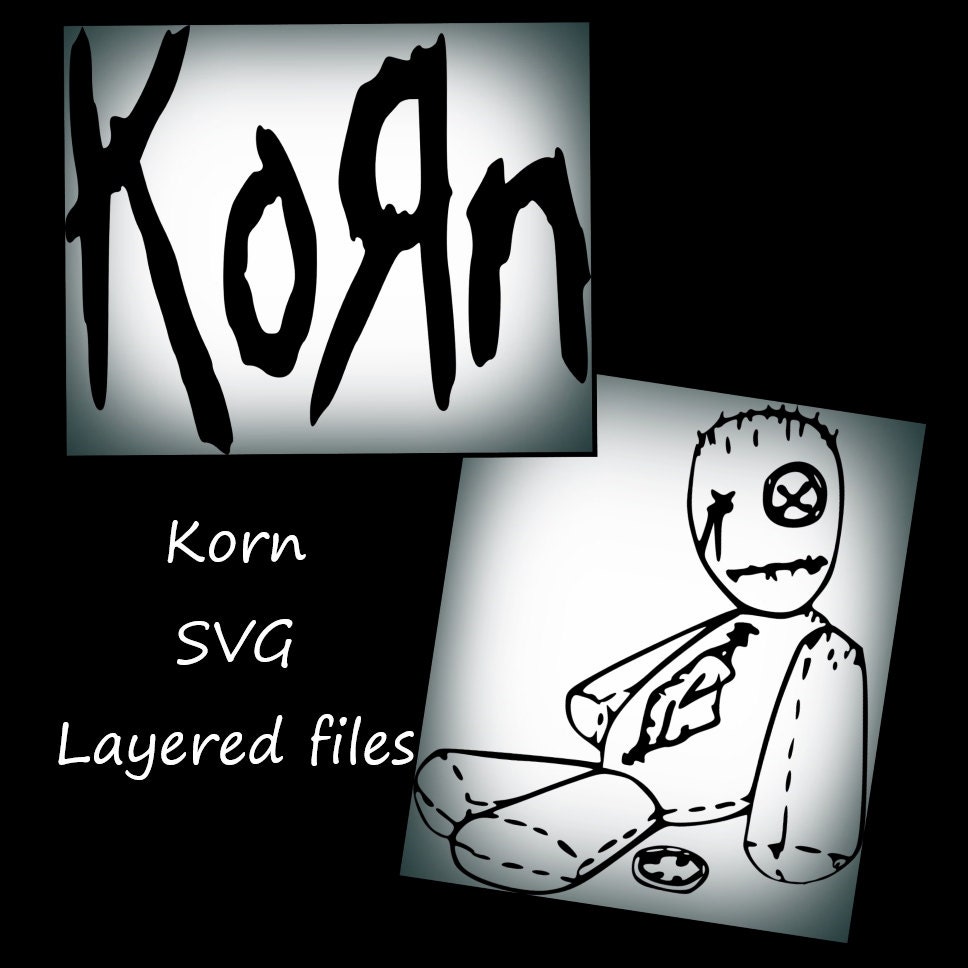 Korn SVG Korn SVG Png Jpeg Korn Design made for cricut and