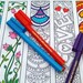Coloring bookmarks, bookmark coloring, Bookmarks to colour, bookworm dad,Gifts for Bookworms,printable bookmarks,diy bookmark colouring page