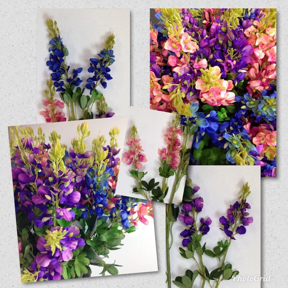 Artificial Texas Blue Silk Texas