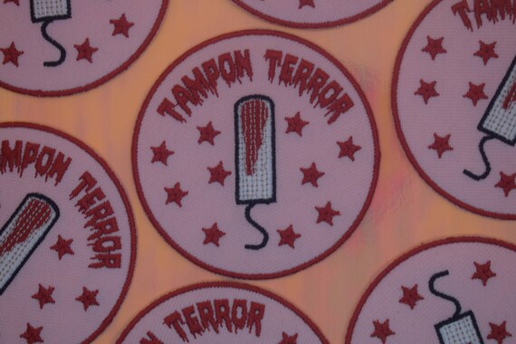 Tampon Terror Club Iron on Patch