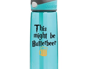 Harry Potter Water Bottle Decal Sticker Butterbeer