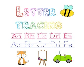 Alphabet Tracing Letters Printabe Pages Alphabet Activities