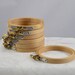 Wooden embroidery cross stitch craft hoop (3 inch / 7.5 cm)