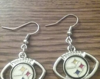 Pittsburgh Steelers football earrings