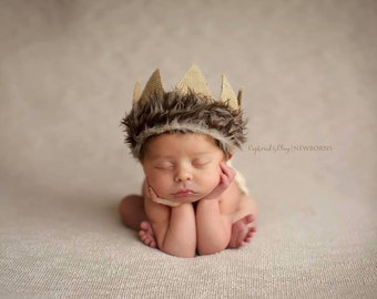 Newborn crown, Max crown,Newborn boy Photo prop, max photo prop, newborn boy hat , newborn boy photo prop costume, Max Costume