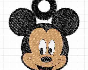 mickey machine embroidery wall hanging