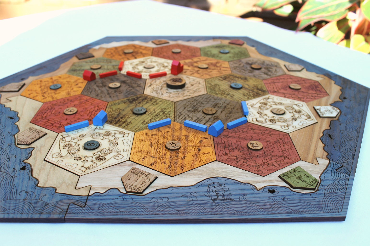 settlers of catan game board
