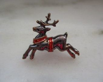 Vintage Avon Reindeer Tac Pin or Lapel Pin