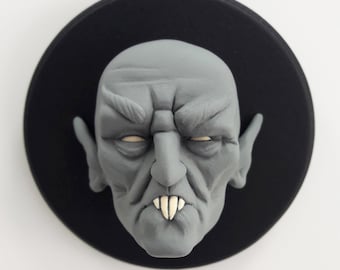 Nosferatu/Orlok/Vampire/art Toy/Resin Figure/Head Sculpture/Deco Art
