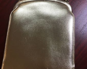 Vintage Saks Fifth Ave Gold Evening Bag