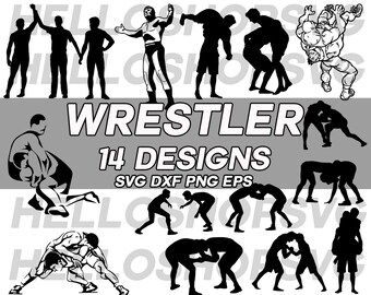 wrestler svg, wrestling svg, MMA, fighter svg, clipart, decal, stencil, silhouette, cut file, iron on, png, cricut file