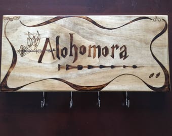 Harry Potter Inspired Alohomora Key Rack
