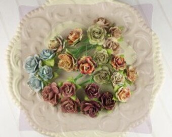 PRIMA Flower - ROMANTIQUE Avon Rose Mulberry Paper Flowers