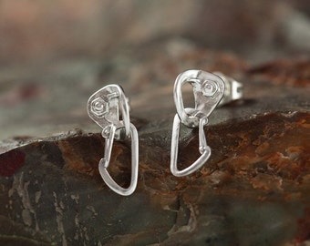 Earrings "For a rock climbing girl"