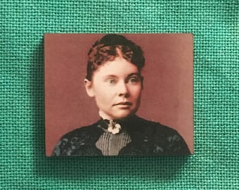 Lizzie Borden Wooden Needle Minder