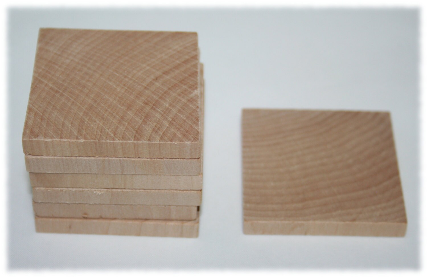 Unfinished Wood Craft Pieces Crafting 100 2 Unfinished Smooth Wood Square Diy Craft Tiles