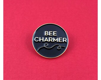 Bee Charmer - Fried Green Tomatoes - LGBT - Lesbian and Gay Enamel Pin Gay Girls Love Pride Anti Trump womens march