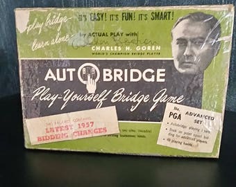 1957 AUTOBRIDGE Play-yourself Bridge Game
