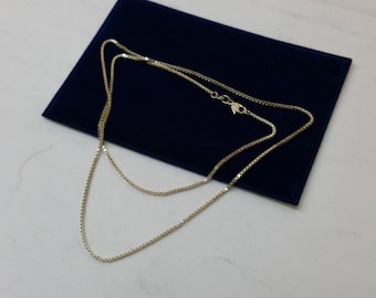 50 cm / 1.3 mm Venetian chains 925 Silver HK228
