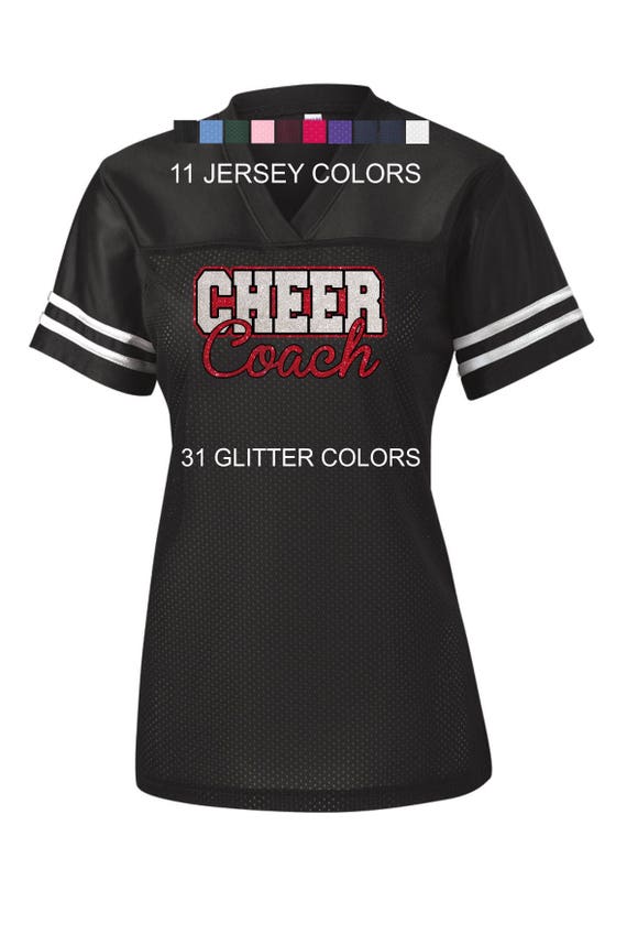 Glitter Cheer Coach Jersey