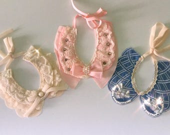 Pretty detachable fancy collar necklace for dogs/puppies