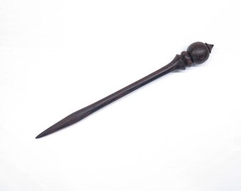 Wood Hair Stick: Hand Turned Wooden Hair Stick MADE TO ORDER