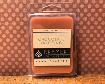 Chocolate Frosting scented wax tarts, Chocolate Icing, scented wax melts, Soy Wax melt, soy wax tarts, wax cubes, wax melt, Free Shipping