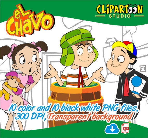 Clipartoon El Chavo PNG Cliparts, 300 dpi, transparent backgrounds from ...