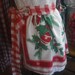 Upcycled Vintage Christmas Tablecloth Hostess Apron