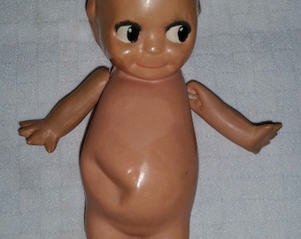 Vintage 1920s Rose O'Neill Celluloid 4/0 Plastic Kewpie Doll 4 Inch tall