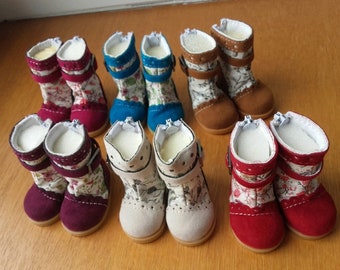 Suedine boots for little darlings Dianna Effner Geri or sweet doll shoes