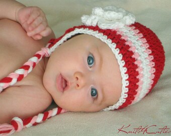 Baby earflap hat for girl