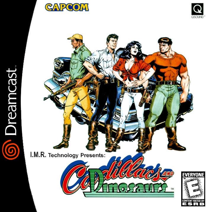 Cadillacs and Dinosaurs Custom Sega Dreamcast Game.