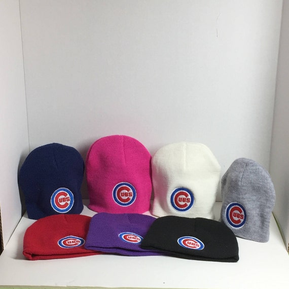 Chicago Cubs Infant knit hat Chicago Cubs Baby Stocking Hat