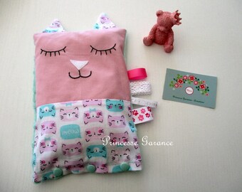 Doudou heating pad with organic flaxseed - model minoudou