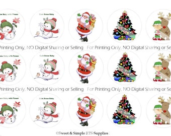Christmas Bottle Cap Images