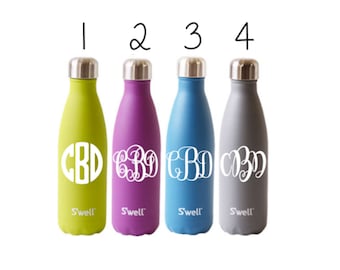 Swell® Bottle Decal, Swell Decal, Swell® Tumbler, Swell® Bottle Monogram, Personalized Swell® Bottle Decal, Monogram Swell®, custom