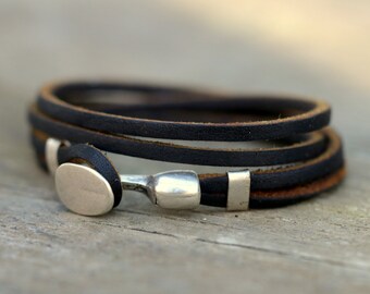 Leather bracelets for women, womens wrap bracelet, womens leather bracelet , womens boho bracelet, valentine's day gift anniversary gift