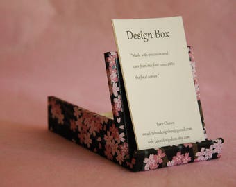 Business card holder - vertical